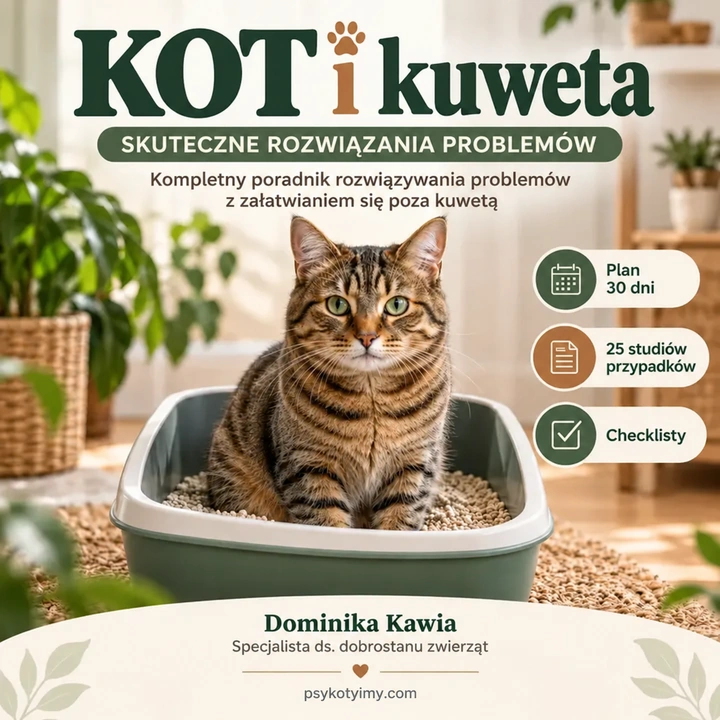Okładka e-booka Kot i kuweta – skuteczne rozwiązania problemów