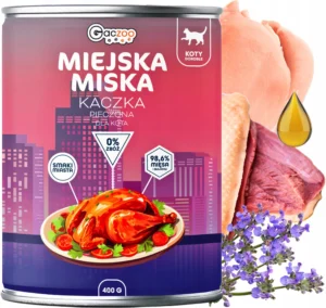 Mokra karma dla kota Miejska Miska w puszce